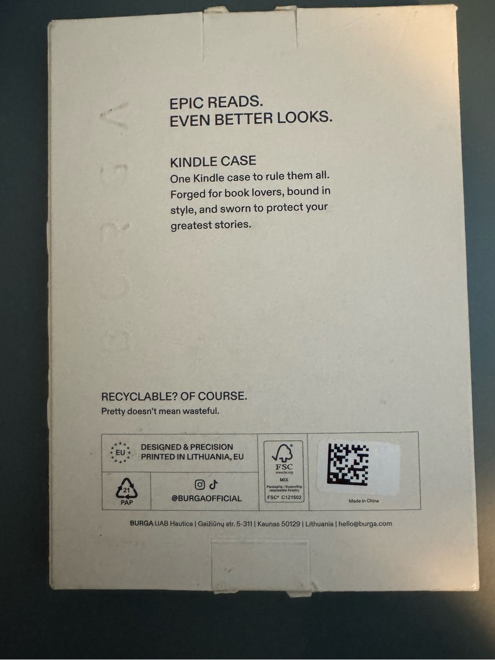 NIB BURGA "Desert Rose" Premium Case for Kindle Paperwhite 11th Gen 6.8" - Picture 4 of 5
